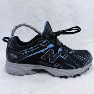 New Balance 411 All Terrain Women's Trail Shoes Black Blue Sz 7.5 WT411BB Hiking